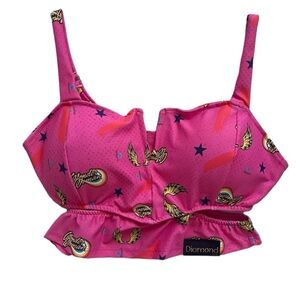 Imported premium Brazilian sport padded bra crop top